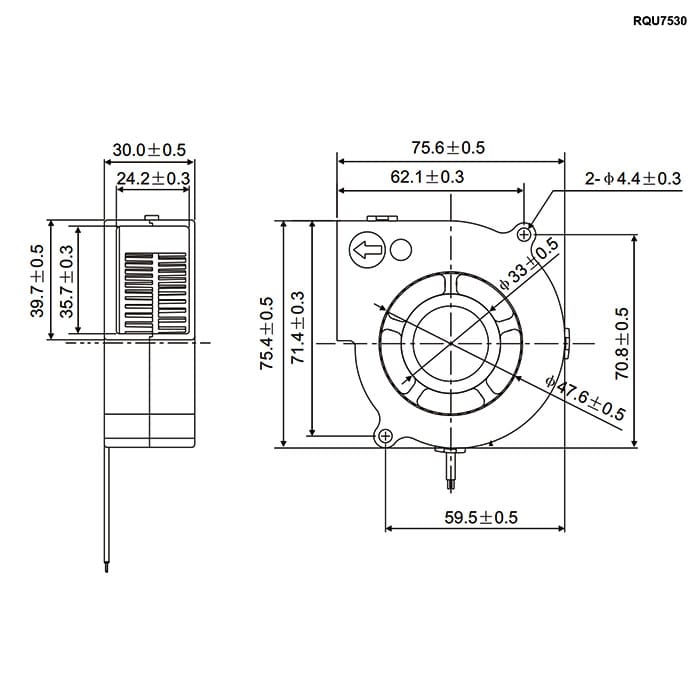 Миниатюра: Схема RQU7530MS 12VDC