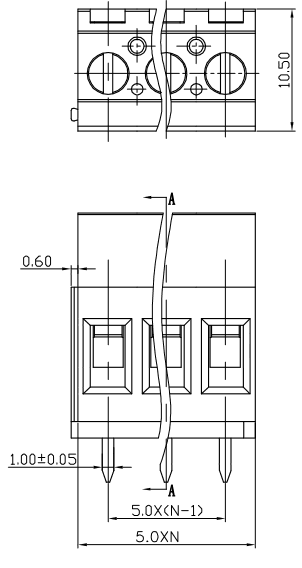 Миниатюра: Схема DG129-5.0-03P-14-100Z(H) 1