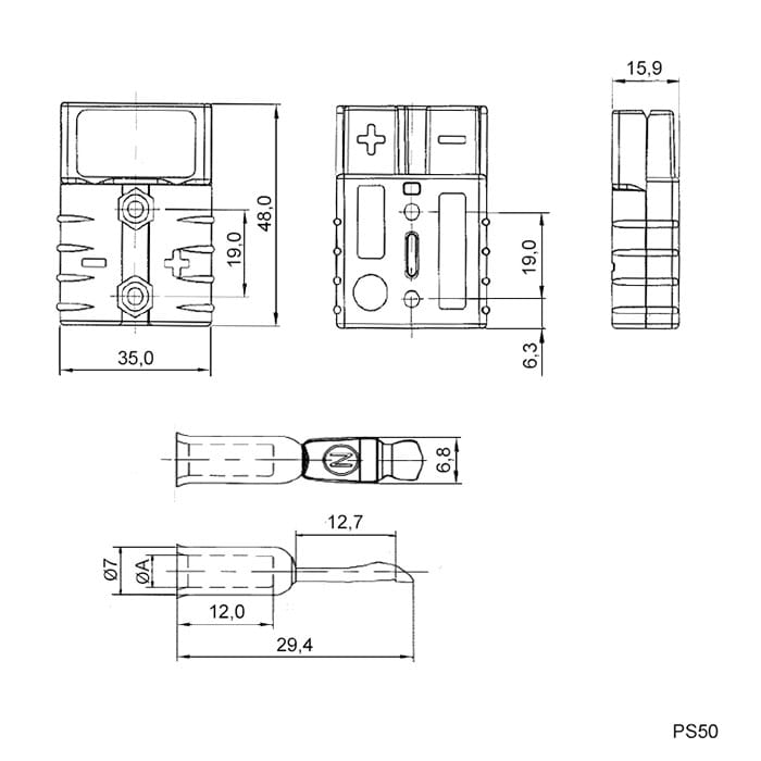 Миниатюра: Схема PS-50-G