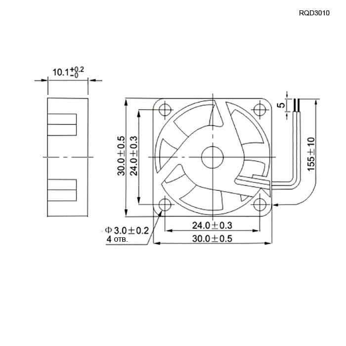Миниатюра: Схема RQD 3010MS 12VDC
