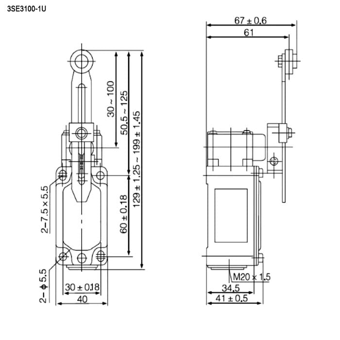 Миниатюра: Схема 3SE3 100-1U