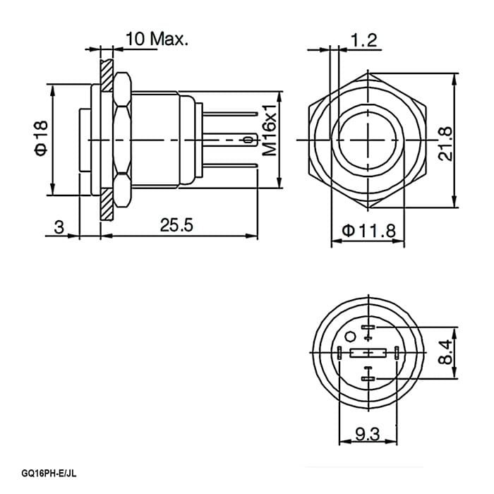 Миниатюра: Схема GQ16PH-10E/JL/B/N off-(on)