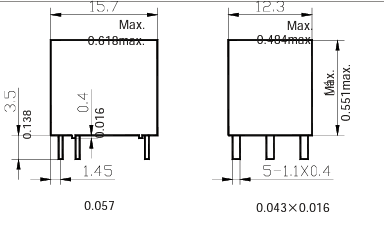 Миниатюра: Схема NT78-A-S-10-DC6V-0.6