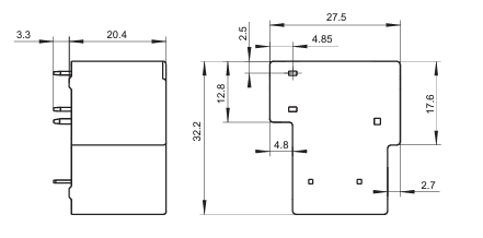 Миниатюра: Схема HF165FD/24-ZY1STFV