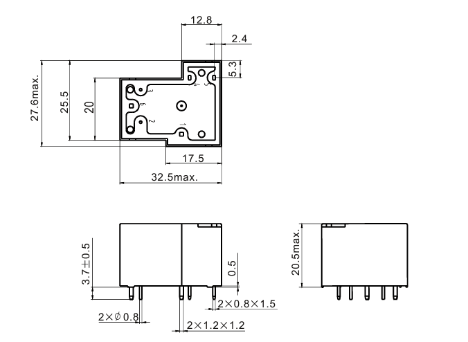 Миниатюра: Схема NT90-N-B-E-DC12V-C-B-0.9