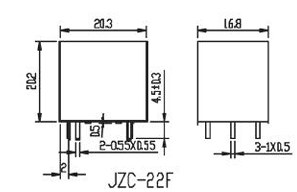 Миниатюра: Схема JZC-22F-F-A-15-L-12VDC