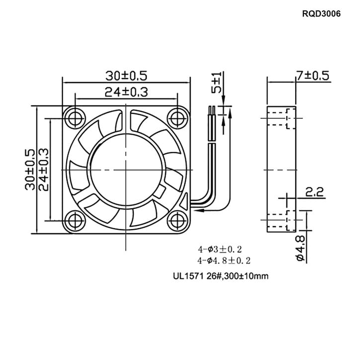 Миниатюра: Схема RQD 3006MS 12VDC