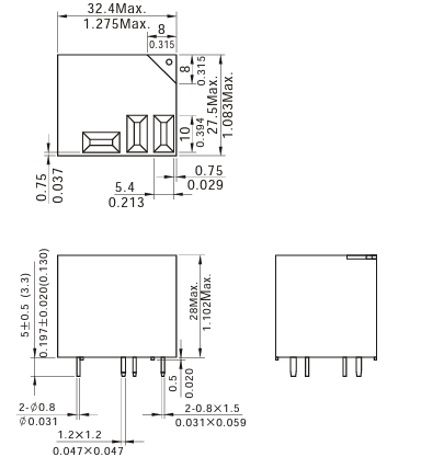 Миниатюра: Схема NT90T-N-L-A-S-DC12V-S-B