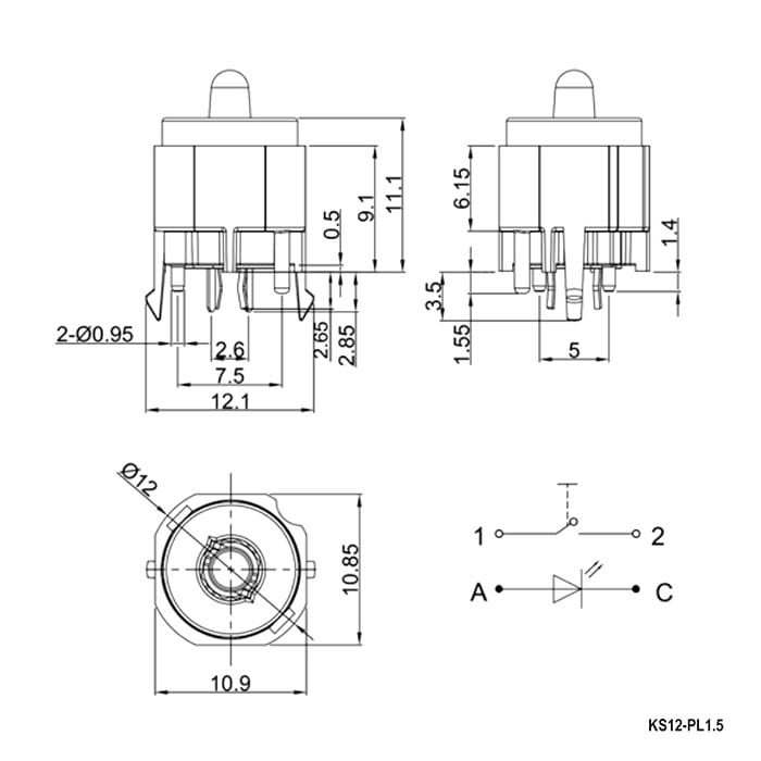 Миниатюра: Схема KS12-PL1.5-BBR-5N-S