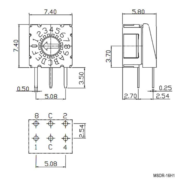 Миниатюра: Схема MSDR-16H1