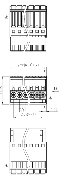 Миниатюра: Схема 15EDGKD-2.5-08P-14-00Z(H)
