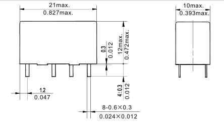 Миниатюра: Схема JRC-19F-2C-5VDC-0.2
