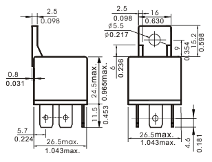 Миниатюра: Схема NVF4-2-C-Z-40/40-A-DC12V-1.6