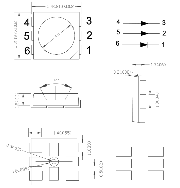 Миниатюра: Схема FYLS-5050PG3C