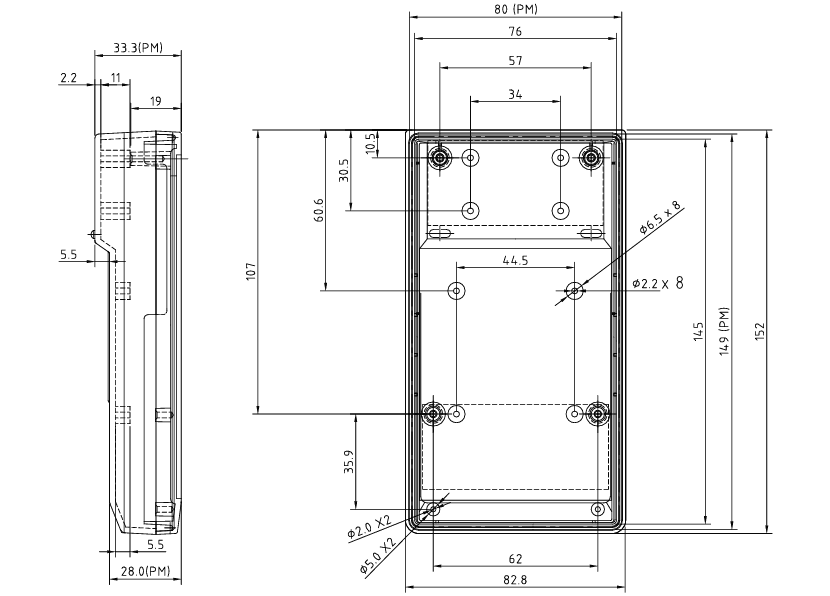 Миниатюра: Схема G959G (152x82.8x33.3) GAINTA