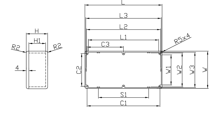 Миниатюра: Схема BS19 (275x175x65)