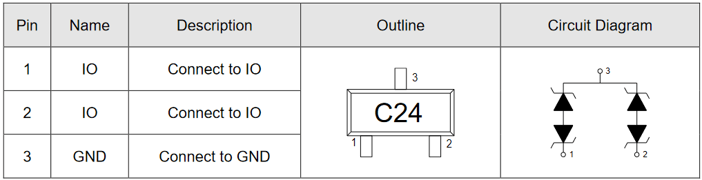 Миниатюра: Схема NUP2105LT1G (Elecsuper) 1