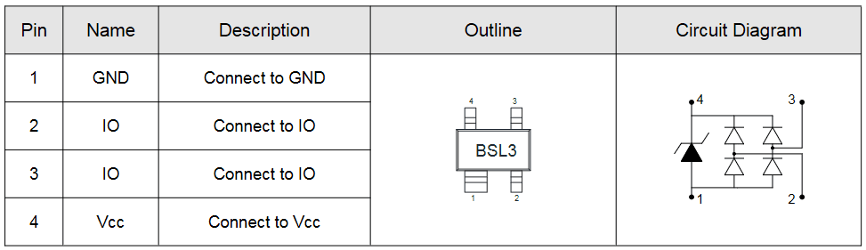 Миниатюра: Схема PRTR5V0U2X 1