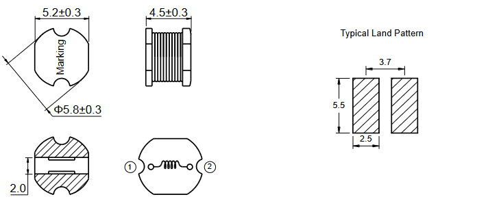 Миниатюра: Схема SP54-2R2M