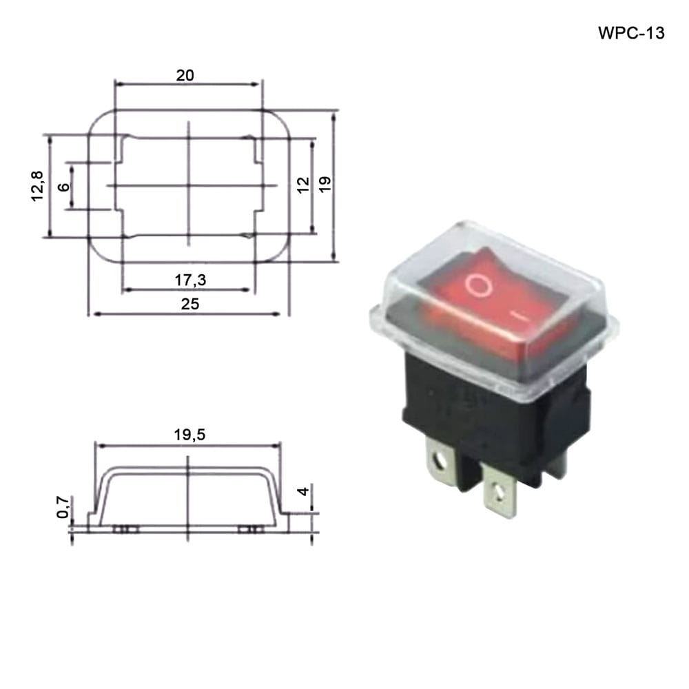 Миниатюра: Схема WPC-13 (12X16mm)