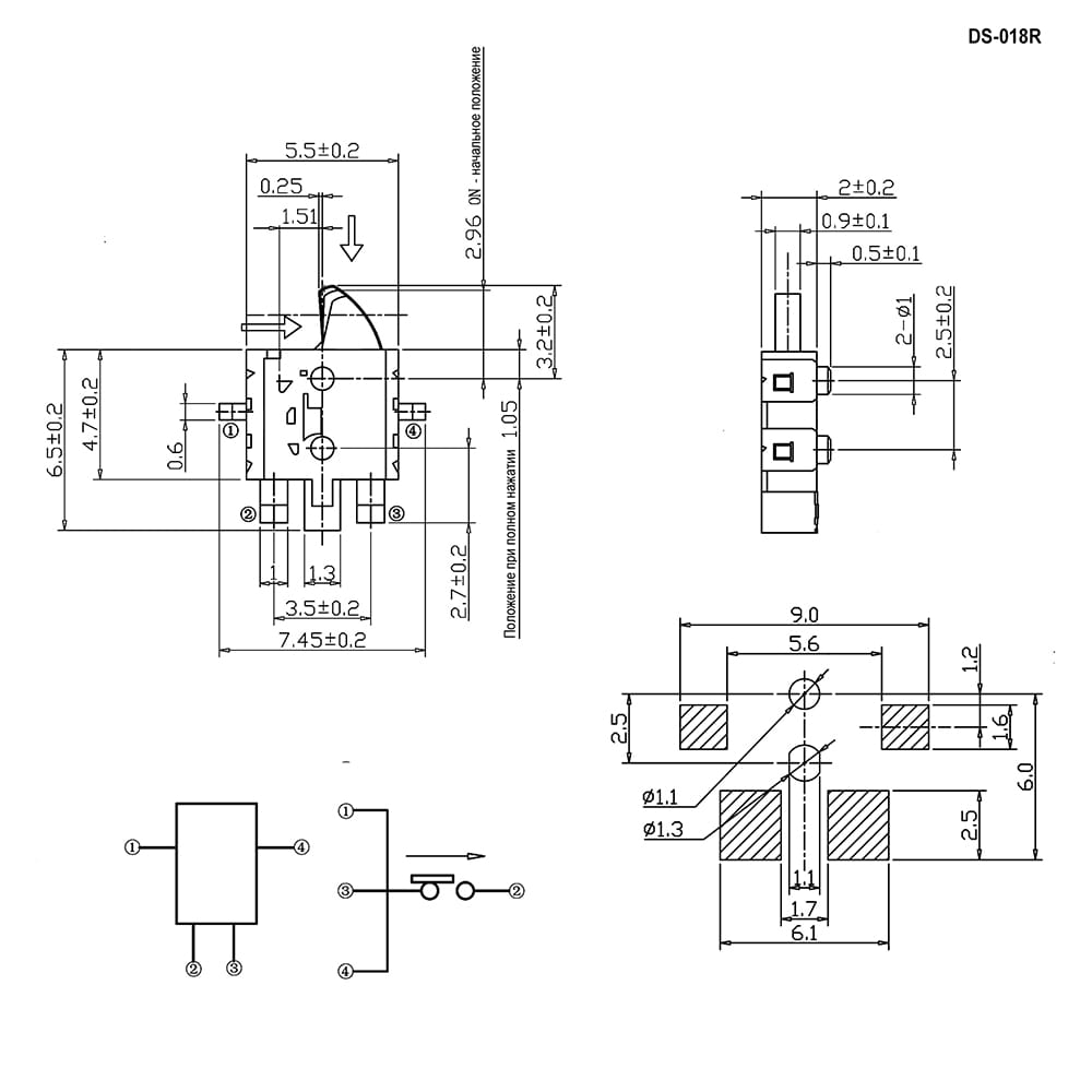 Миниатюра: Схема DS-018R