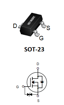 Миниатюра: Схема 2N7002 (HXY)