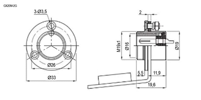 Миниатюра: Схема GX20M-2G