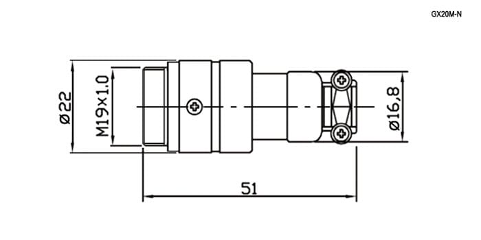 Миниатюра: Схема GX20M-2
