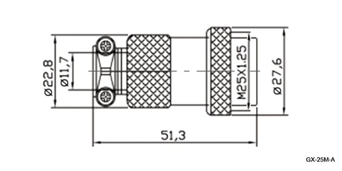 Миниатюра: Схема GX25M-3A