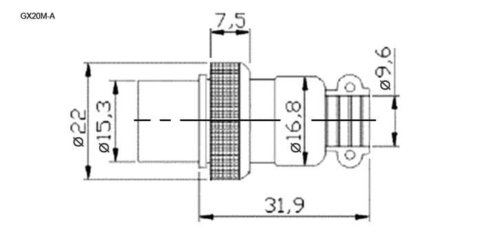 Миниатюра: Схема GX20M-7A