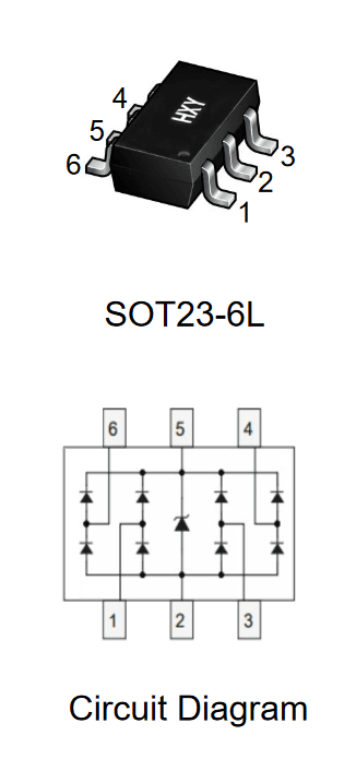 Миниатюра: Схема IP4220CZ6