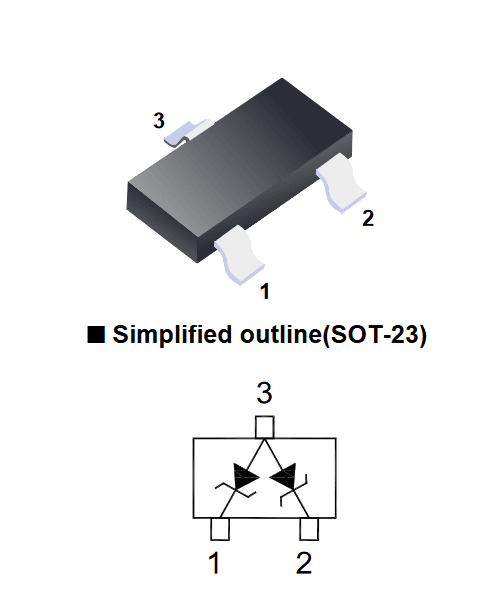 Миниатюра: Схема MMBZ5V6A