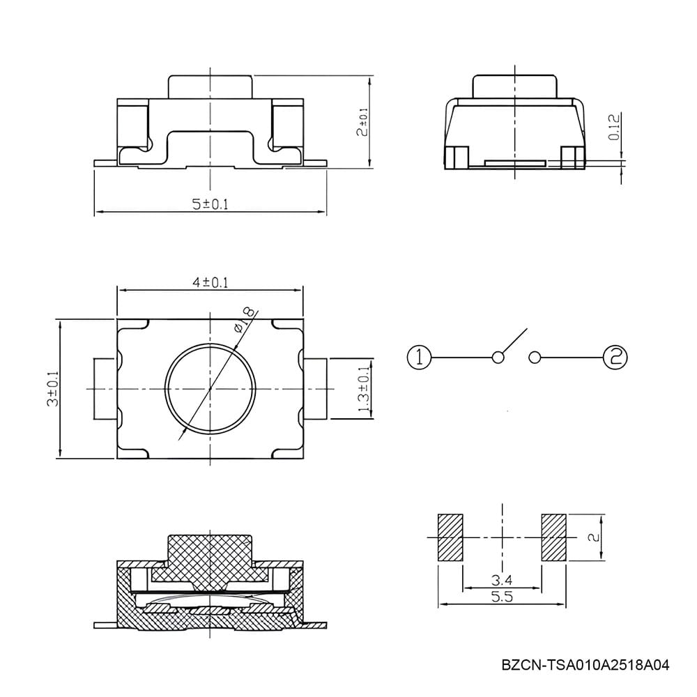 Миниатюра: Схема BZCN-TSA010A2518A04 NPL