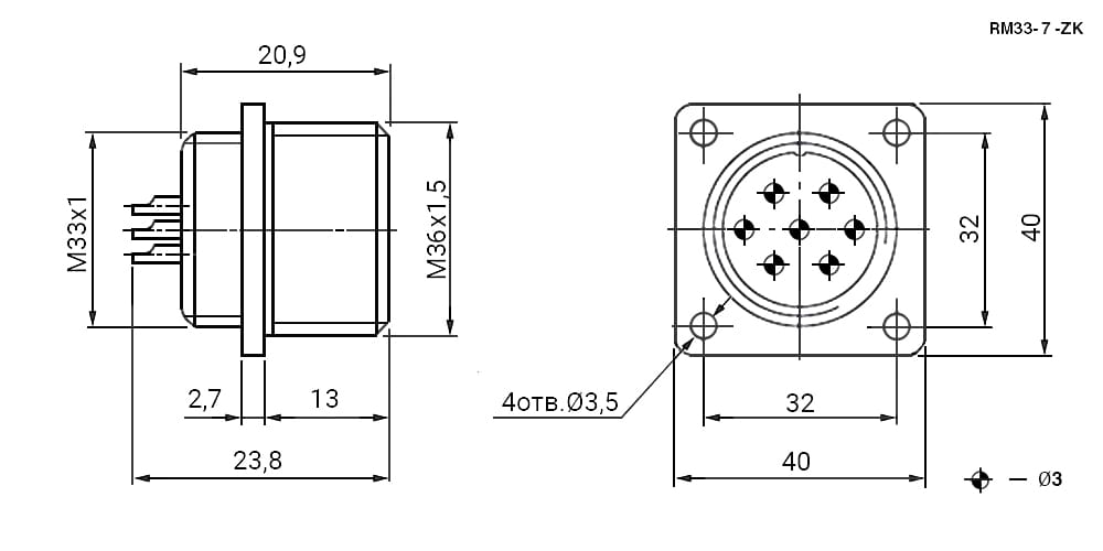 Миниатюра: Схема RM33-7-ZK