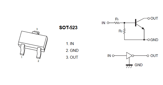 Миниатюра: Схема DTC143EE
