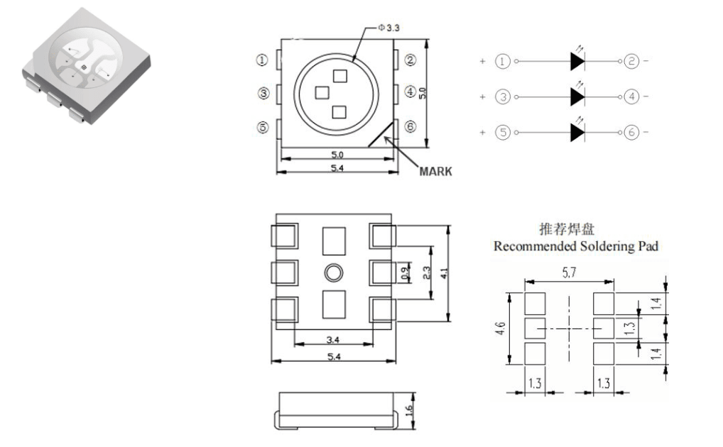 Миниатюра: Схема XL-5050RGBC