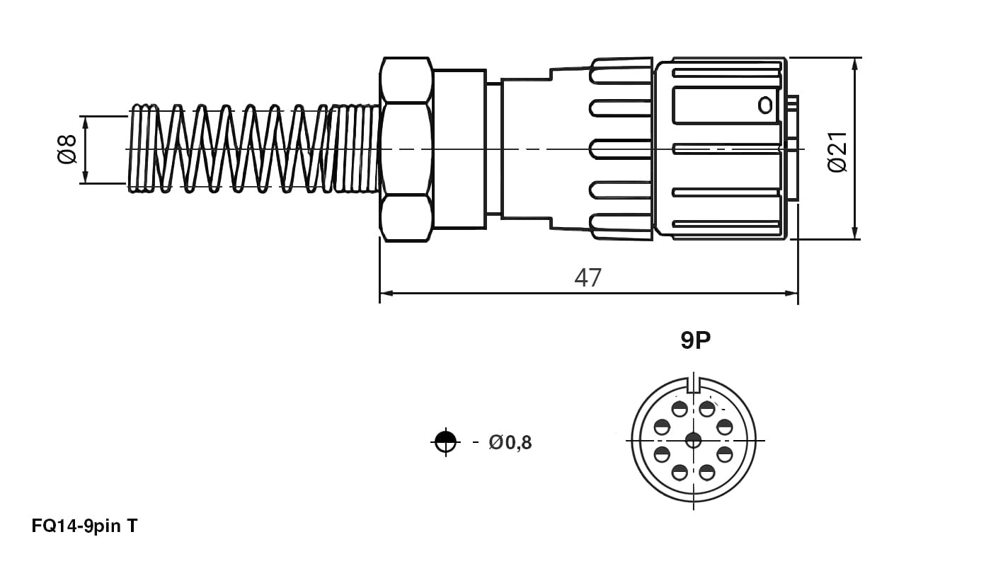 Миниатюра: Схема FQ14-9pin TJ