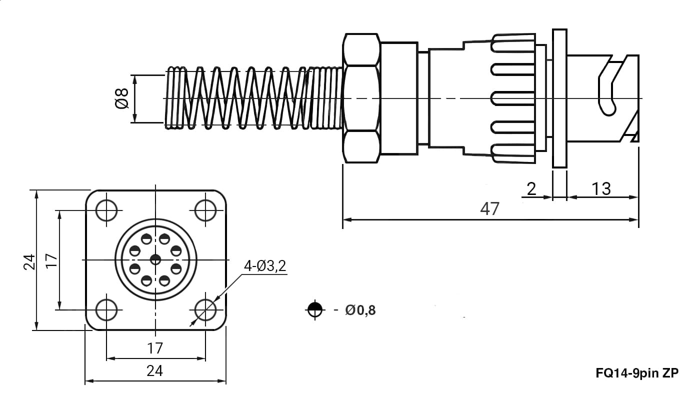 Миниатюра: Схема FQ14-9pin ZPJ