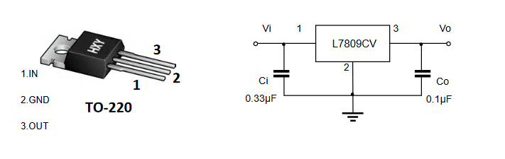 Миниатюра: Схема L7809CV (HXY)