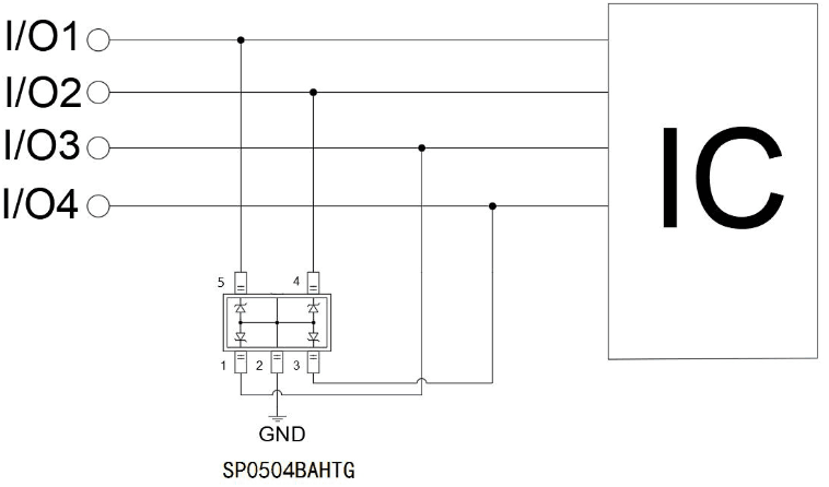 Миниатюра: Схема SP0504BAHTG 2