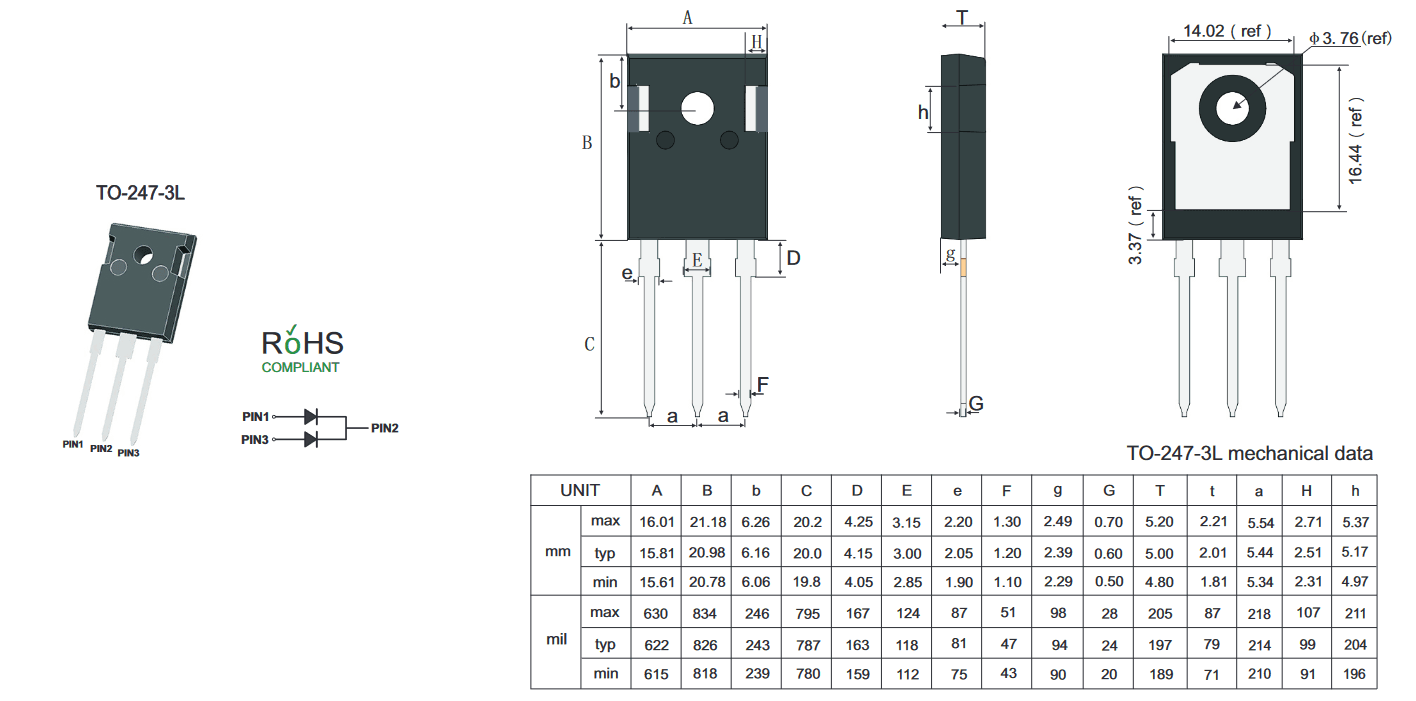 Миниатюра: Схема MBR40200WT