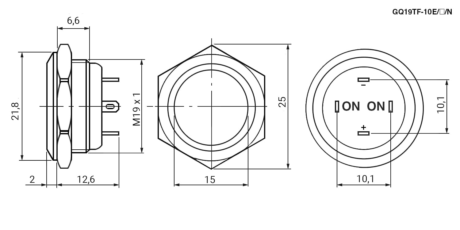 Миниатюра: Схема GQ19TF-10E/B/N off-(on)