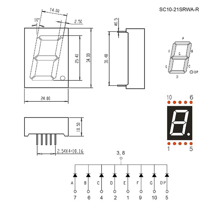 Миниатюра: Схема SC10-21SRWA-R