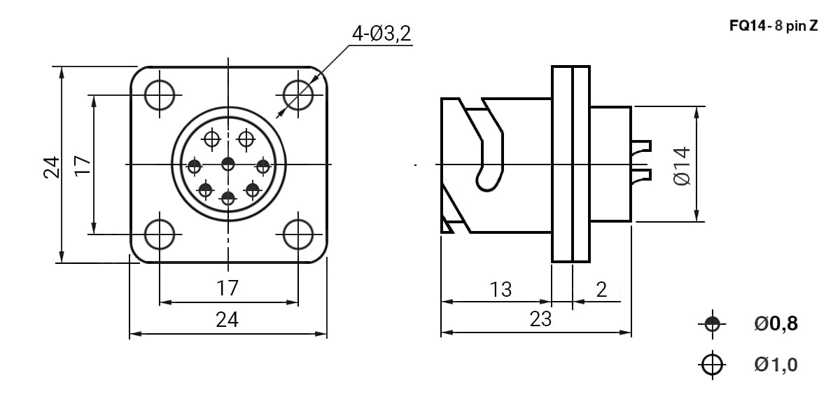 Миниатюра: Схема FQ14-8pin ZJ