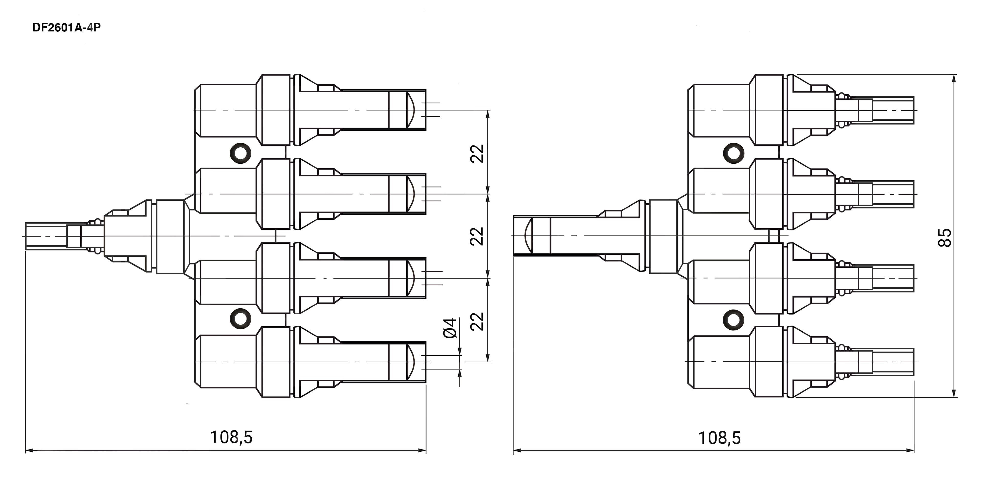 Миниатюра: Схема DF-2601A-4P