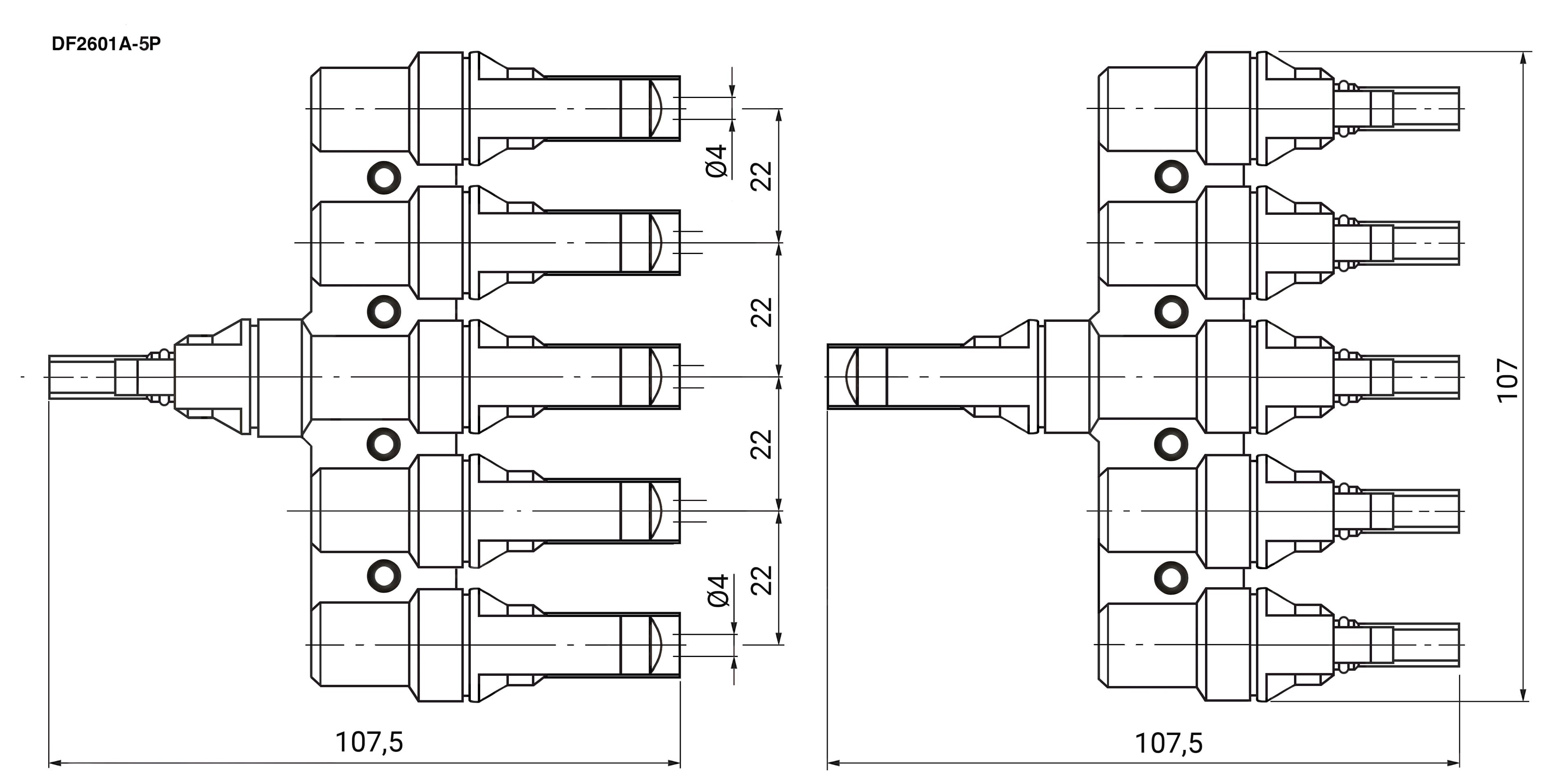 Миниатюра: Схема DF-2601A-5P
