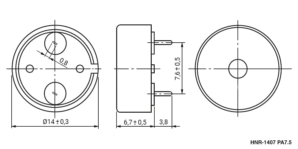 Миниатюра: Схема HNR-1407 PA7.5