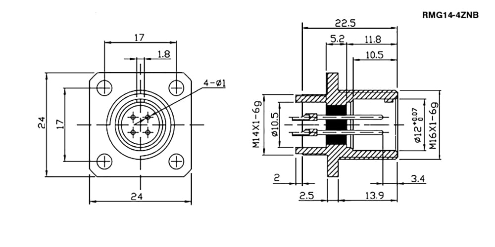 Миниатюра: Схема RMG14-4ZNB