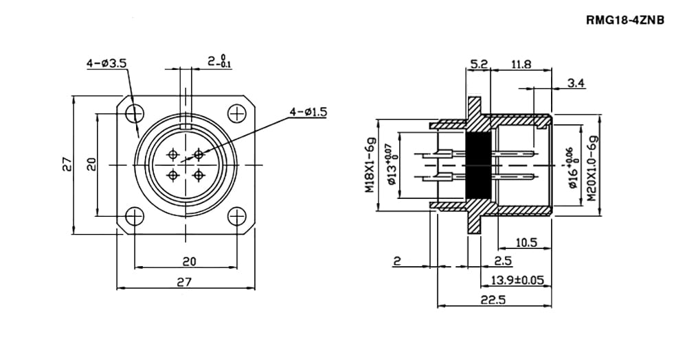 Миниатюра: Схема RMG18-4ZNB
