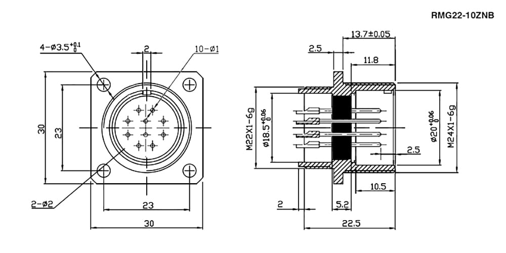 Миниатюра: Схема RMG22-10ZNB